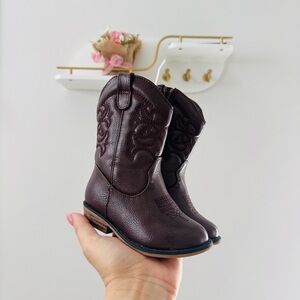 Kids Brown Cowboy Boots